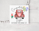Personalised Congratulations On Passing Your Driving Test Greetings Card - Passed Driving Test Card