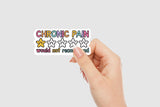 Chronic Illness Sticker - Invisible Illness Sticker - Waterproof Sticker - Warrior Sticker - EDS - Fibromyalgia - MS - CFS